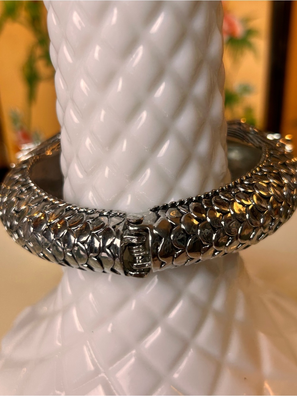 Viking Double Dragon Head Cuff Bracelet, Mythical Gothic - Picture 5 of 10